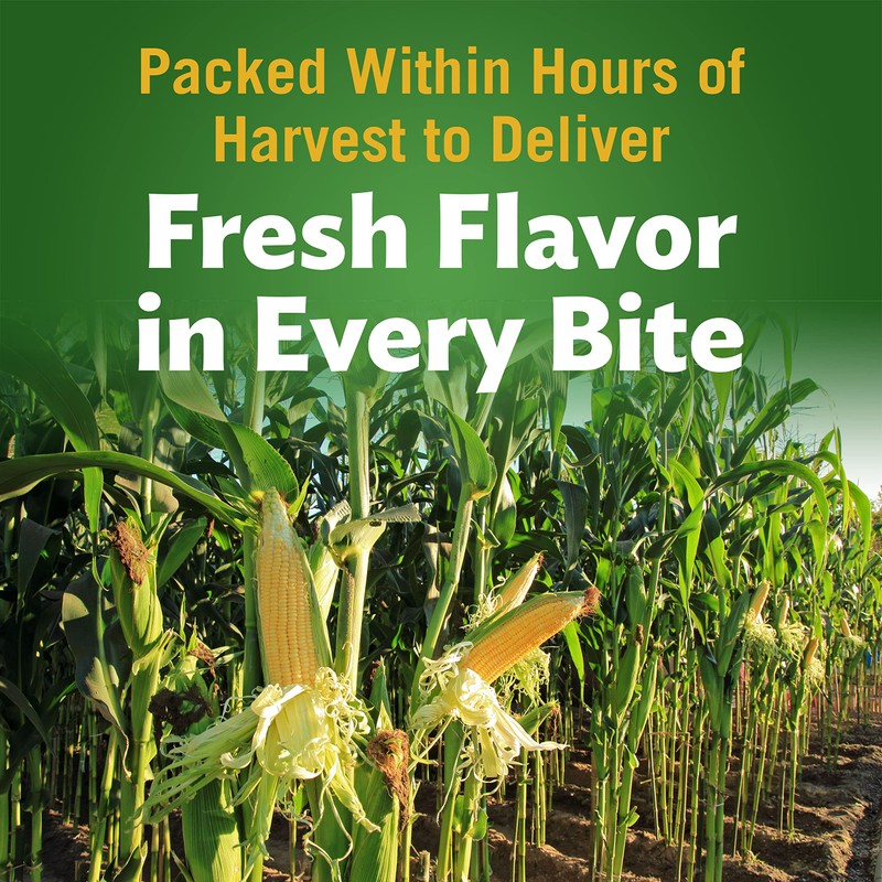 DEL MONTE Golden Sweet Whole Kernel Corn, Canned Vegetables, 6