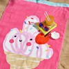 Catherine Lansfield I'm Melting Cotton 76x160cm Beach Towel Pink