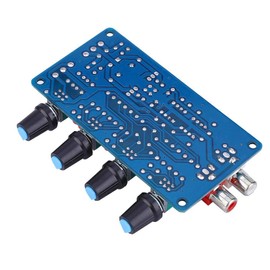 NE5532 HiFi Stereo Preamp Tone Board Treble Mediant Bass Volume Control Equipped Board Dual AC 12V-18V