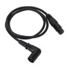2PCS Microphone Extension Cables 3 Pin XLR Male to Female
