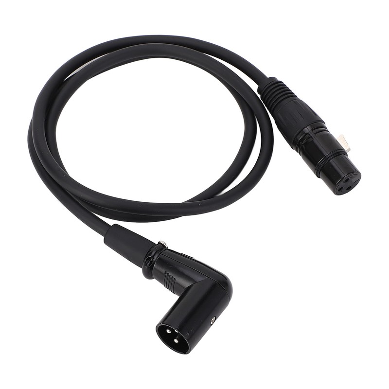 2PCS Microphone Extension Cables 3 Pin XLR Male to Female