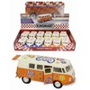 Volkswagen Campervan 1:32 Die Cast With Peace And Love Hippy