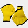 Webbed Swim Gloves with Adjustable Wrist Strap for Swimming, Diving