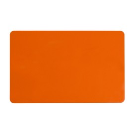 Pack of 50 Premium Graphic Quality Orange PVC Cards CR80 30 Mil Standard Credit Card Size by My ID City