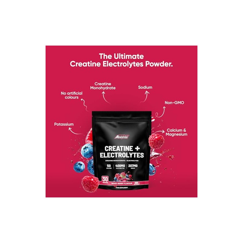 Freak Athletics Creatine Monohydrate Powder + Electrolytes Powder - Mixed