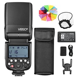 Godox V850III GN60 1/8000s HSS Camera Flash Speedlight with 2600mAh Li-ion Battery, 0.1-1.5s Fast Recycling for Nikon Canon Pentax Olympus Panasonic Camera