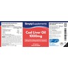 Pure Cod Liver Oil 1000mg | Supports Heart, Brain, Vision