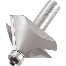 Trend Professional Bearing Guided Chamfer Cutter, 45-Degree, 1/2 Inch Shank, 50mm Cut Diameter & 19mm Cut Length, Tungsten Carbide Tipped, 46/38X1/2TC