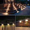 JSOT Solar Deck Lights -12 Pack Solar Fence Lights Waterproof