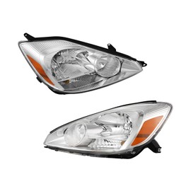 PM Auto Headlights Assembly Replacement for 2004 2005 Toyota Sienna 6 Cyl 3.3L With bulb Halogen Headlight Assembly Pair Faros Delanteros