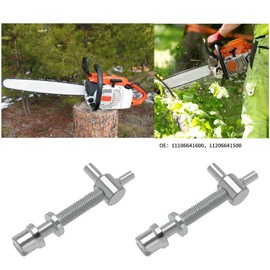 The Lord of the Tools 2 Sets Chain Tensioner Tension Screw 11106641600 1120641500 Compatible with Stihl 032/041/056 Chainsaw Chain Adjustment Screw Kit