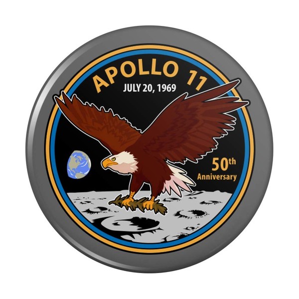 NASA Apollo 11 50th Anniversary Patch with Eagle on The