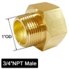 Joywayus 1" NPT Thread Female × 3/4" NPT Thread Male