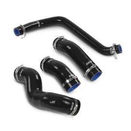 CHEDA Radiator Hose Set Compatible with HMMWV & Humvee 12339160 12339159 12339162 12340046 Black