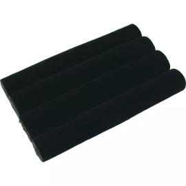 FindingKing Balck Velvet Ring Pad Tray Insert & Flocked T-bar Jewelry Display Stand 3 Pcs