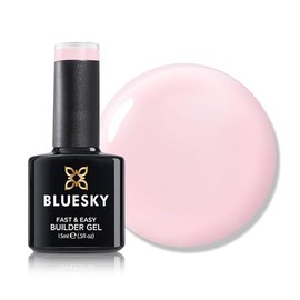 BLUESKY All in One Fast and Easy Builder Gel 15ml, Dusty Pink, Nail Strengthener and Extender for Long, Strong Nails and Nail Extensions, Requires Curing Under LED UV Nail Lamp