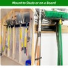 PIYILO Garage Tool Organizer Wall Mount with 48 inches Rails