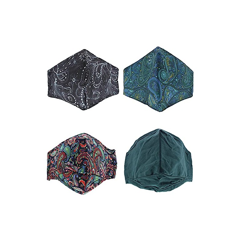 Zac's Alter Ego Set of 4 Classic Paisley Print Cotton