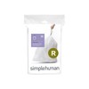 simplehuman Code R Custom Fit Drawstring Trash Bags in Dispenser
