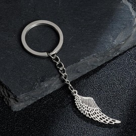 ARFUKA Keychain Angel Wing Pendant Keyring Key Holder Men Women Key Chain Wallet Bag Pendant Charms Gift for Birthday Christmas Festival Valentine's Day