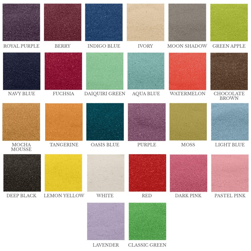 Weddingstar, Oasis Blue Crystalline Quartz Sand, 1.1lb