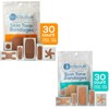 Tru-Colour Skin Tone Bandages Variety Pack, Flexible Fabric Adhesive Strips,