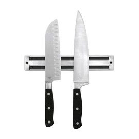 totalElement 10 Inch Magnetic Knife Bar, Professional Grade Magnetic Knife Holder, Stainless Steel Knife Rack Strip