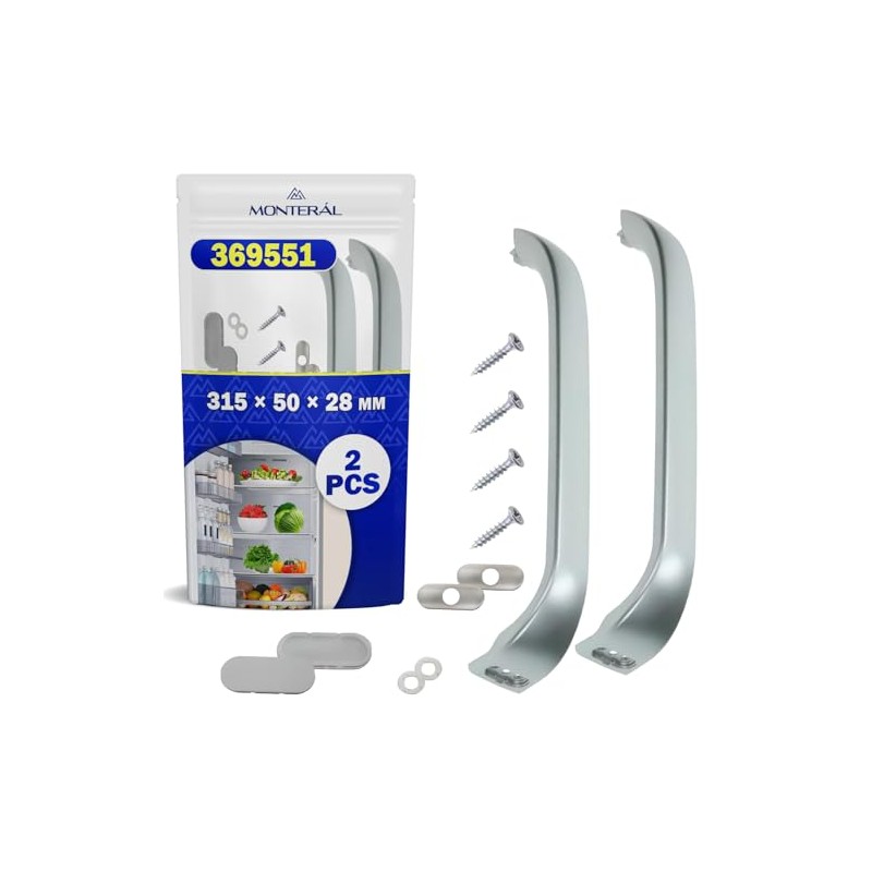 2 Pieces Fridge Handles 315 x 50 x 28 mm