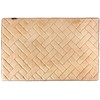 FABBRICA HOME Memory Foam Accent Rug in Herringbone - Beige