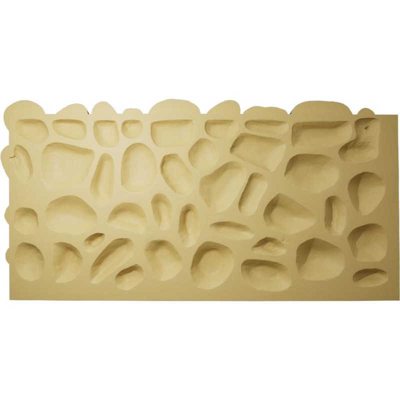 EverStone River Rock Faux Rock Panel, 49"W x 24 3/4"H