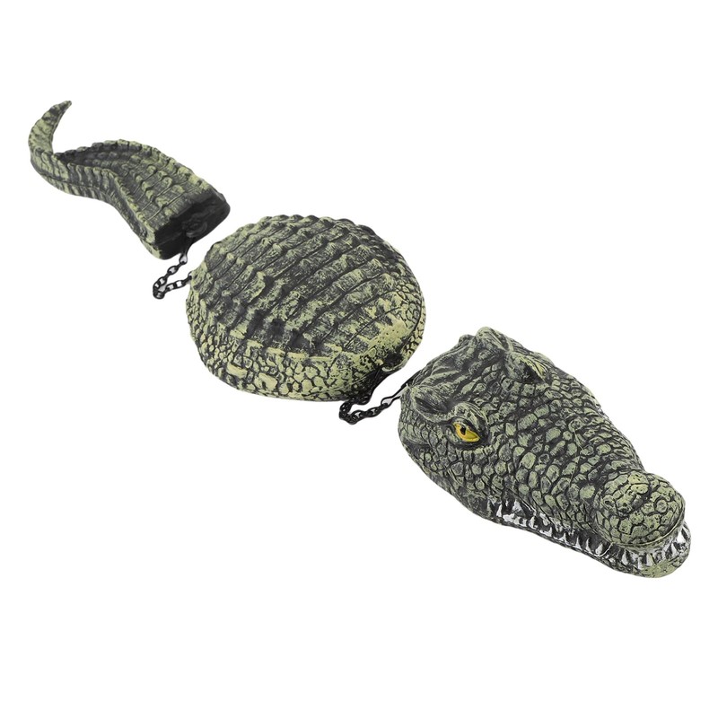 Floating Alligator Decoy, 3 Section Simulation Floating Crocodile, 32.9Inch Alligator