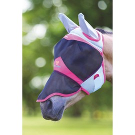 Shires Equestrian Air Motion Fly Mask with Ears & Nose (X-Full)