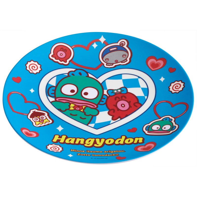Skater MPL20P-A Melamine Plate, 7.9 inches (20 cm), Sanrio Hangyodong,