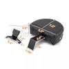 21ST Studded Driver/Rider Backrest For 2007-2017 Harley Heritage Softail FLSTC