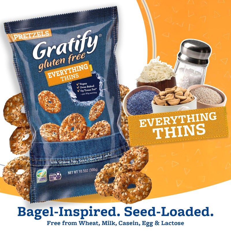 Osem Gratify Gluten Free Everything Thins - Gratify Gluten Free