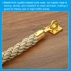 PATIKIL Stanchion Rope, 1.5m/5Ft Barrier Rope Twisted Post Ropes with