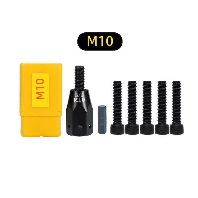 HIFESON Pneumatic Self-Locking Rivet Nut Gun Head(Replacement Mandrel Each 5pcs