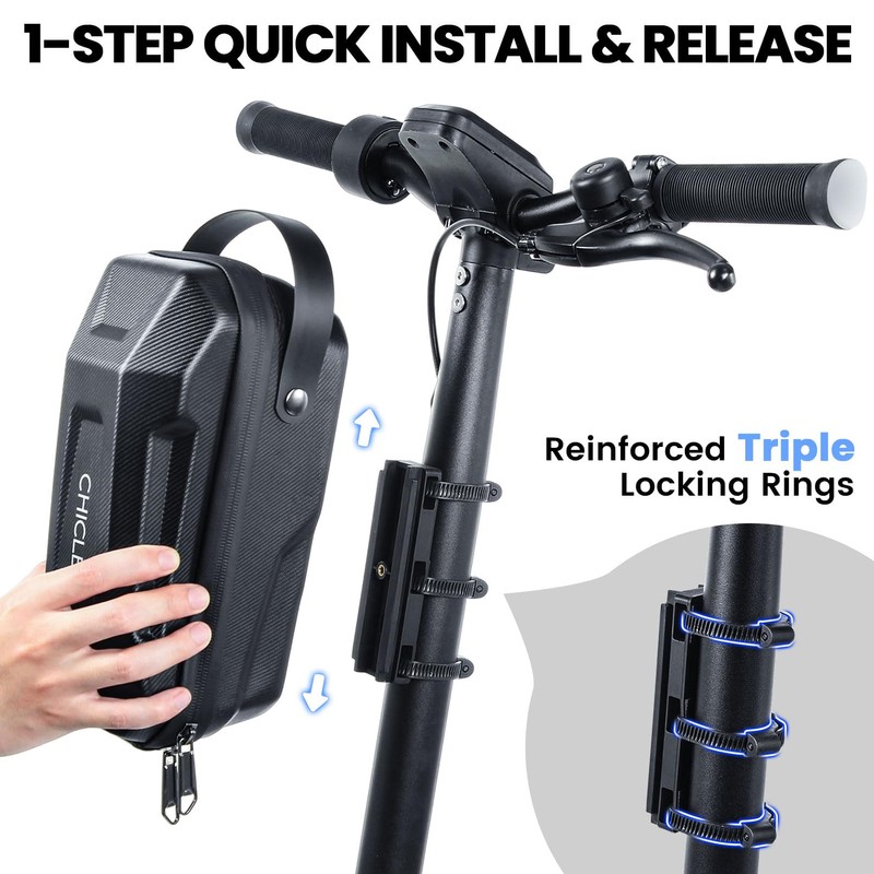 CHICLEW 3L Large Scooter Bag with Handle, Portable Electric Scooter