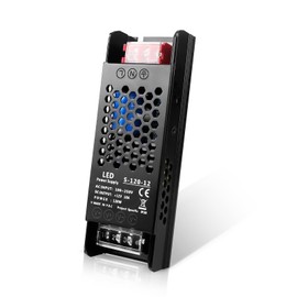 Ultra Thin 12V 100W Power Supply, 12 Volt 8.3A Switching Power Supply, 110V AC to 12V DC Converter, LED Driver Industrial Transformer for 12V LED Strip Light, Computer Project, AC 100V-250V Universal