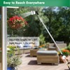 RESTMO 36”-60” Metal Watering Wand, Long Telescopic Tube | 180°