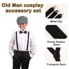 Old Man Costume Set for Kids, 6pcs Old Man Costume