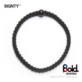 annieu Bold Hair Elastic, Hair Accessories, Bracelet, Designed by Beauticians, Anne Bold (Zen Black)