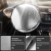 HQRNYP Steering Wheel Cover Sun Shade, Steering Wheel Protector, 18.11"