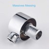 Round Hose Connection Wall Connection Elbow Chrome Keymark Brass Universal