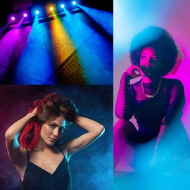 BokingOne 16 Pcs Color Correction Gel Filter for Lighting - Transparent Colored Overlays Lighting Gel Plastic Sheets for Photograph, Flash Light, Reading, 8.5 × 11 Inches, 8 Colors