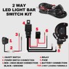 LIGHTFOX LED Wiring Loom Harness Kit W/Rocker Switch Driving light