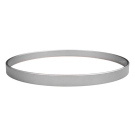 DW 22" Maple Bass Drum Hoop - Satin Metallic Silver