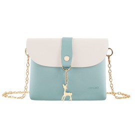 AISPARKY Small Cross Body Bag for Girls PU Leather Shoulder Handbag Cross Body Purse Cute Gifts for Teens Girls