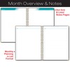 Global Printed Products Planner with Bookmark and Notepad - Spiral