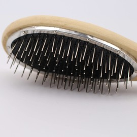 Wig Brush Comb Prevent Frizzing Prevent Static Electricity Exquisite Wooden Handle Wig Brush Wig Comb Wig Steel Comb Brush Wig Brush Comb Steel Pin Brush Wig Steel Brush